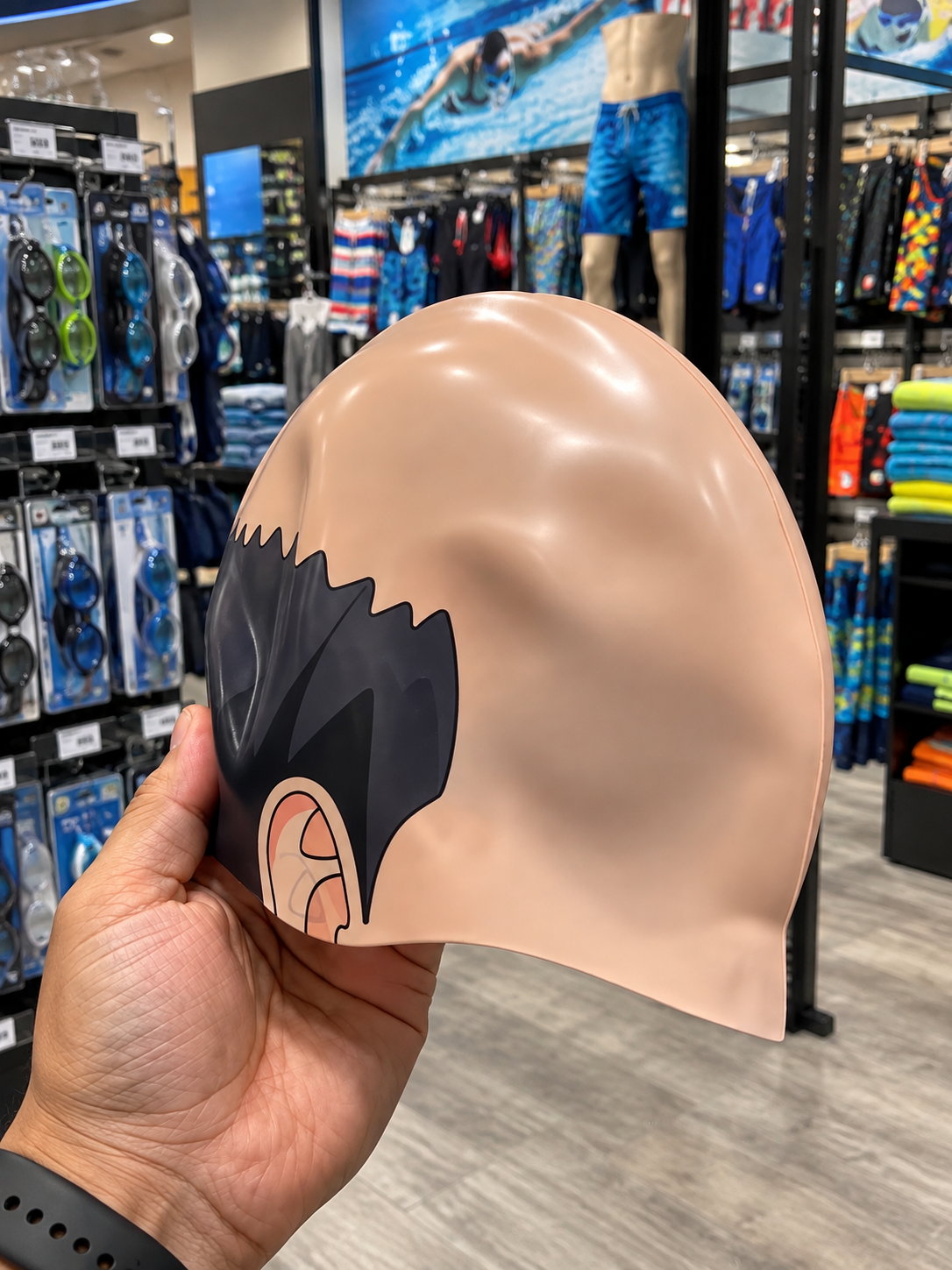 Bald Swim - Funny Swimming Cap